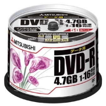 三菱化学 DHR47JPP50 AZO色素 DVD-R データ用