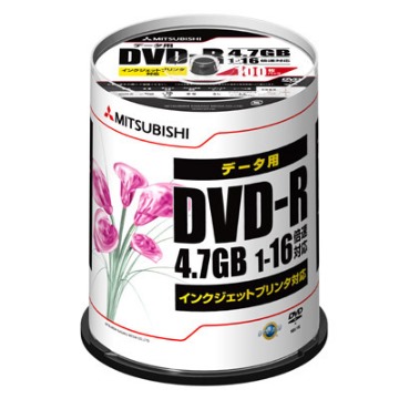 バーベイタム DHR47JPP100 AZO色素 DVD-R データ用