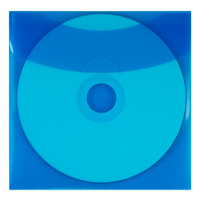 PPスリーブケース 高品質 09ABL (青色) 厚手 クリアブルー 1枚収納