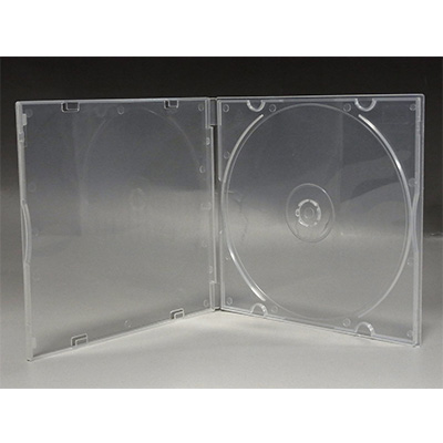 PPスーパースリムケース DVD/CD/BD用 GB1GCLPPF 【クリアー 外周フイルム付】 1枚収納 5mm